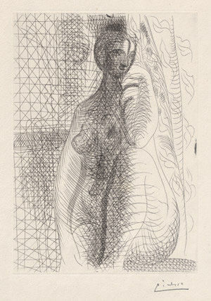 Lot 8201, Auction  109, Picasso, Pablo, Femme nue à la Jambe pliée