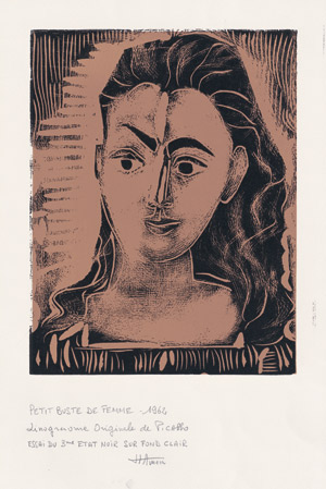 Lot 8205, Auction  109, Picasso, Pablo, Petit Buste de Femme