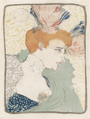 Lot 8258, Auction  109, Toulouse-Lautrec, Henri de, Mademoiselle Marcelle Lender, en Buste