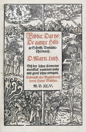 Lot 1090, Auction  110, Biblia germanica, Dat ys: de gantze hillige Schrifft