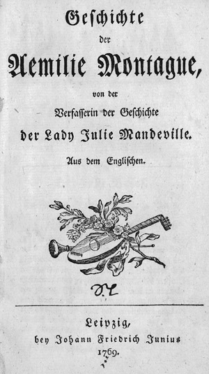 Lot 1524, Auction  110, Brooke, Frances, Geschichte der Aemilie Montague