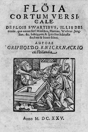 Lot 1560, Auction  110, Frey, Janus Cäcilius, Knickknackius ex Floilandia. Flöia cortum versicale