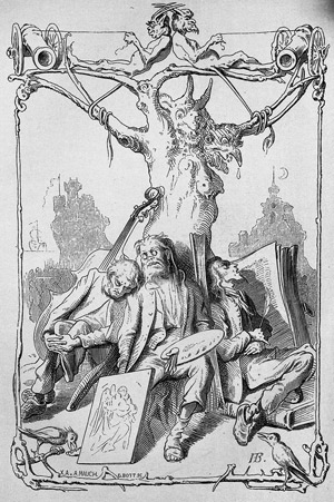 Lot 1615, Auction  110, Kaulbach, Carl Ludwig, Uriel der Teufel, 1851
