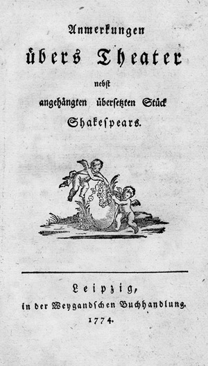 Lot 1626, Auction  110, Lenz, Jakob Michael Reinhold, Anmerkungen übers Theater 
