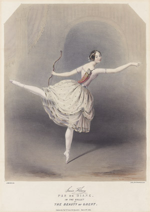 Lot 2022, Auction  110, Fleury, Louise,  Pas de Diane, in the Ballet of The Beauty of Chent. 