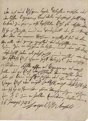 Lot 2373, Auction  110, Leopold I. Fürst zu Anhalt-Dessau, Eigenhänd. Brief 1746