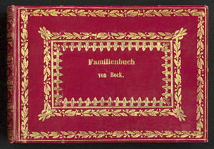 Lot 2388, Auction  110, Familienbuch von Bock, Familienchronik 1756-1915