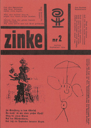 Lot 2733, Auction  110, Fuchs, Günter Bruno und Galerie zinke, Zinke (Nummer 1-3 (alles)