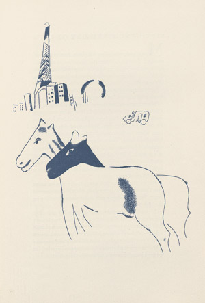 Lot 3085, Auction  110, Goll, Claire und Chagall, Marc - Illustr., Diary of a Horse. 