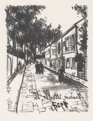 Lot 3554, Auction  110, Bove, Emmanuel und Utrillo, Maurice - Illustr., Bécon-les-Bruyères