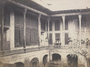 Lot 4099, Auction  110, Svoboda, Alexander Sandor, Inner courtyard view of Moroccan house