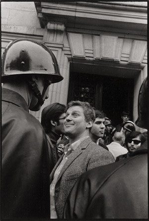 Lot 4131, Auction  110, Caron, Gilles, Dany Cohn-Bendit in front of the Sorbonne teasing a policeman; Paris, May