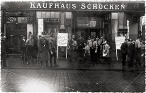 Lot 4319, Auction  110, Third Reich, Anti-Semitic boycott of Schocken department store in Oelsnitz