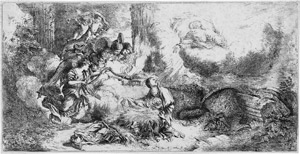 Lot 5068, Auction  110, Castiglione, Giovanni Benedetto, Die Geburt Christi mit Gottvater und den Engeln
