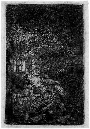 Lot 5188, Auction  110, Rembrandt Harmensz. van Rijn, Die Ruhe auf der Flucht (Nachtstück)