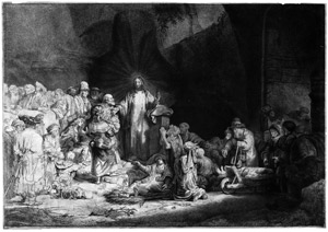 Lot 5192, Auction  110, Rembrandt Harmensz. van Rijn, Christus heilt die Kranken (Hundertguldenblatt)