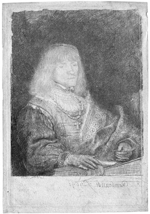 Lot 5201, Auction  110, Rembrandt Harmensz. van Rijn, Mann mit Halskette und Kreuz