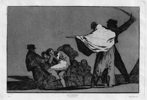Lot 5290, Auction  110, Goya, Francisco de, Disparate Conocido (Que Guerrero!)