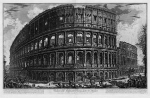 Lot 5309, Auction  110, Piranesi, Giovanni Battista, Veduta dell'Anfiteatro Flavio, detto il Colosseo