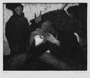 Lot 5380, Auction  110, Mader, Karl, "Abend": Der Tod und sein Begleiter