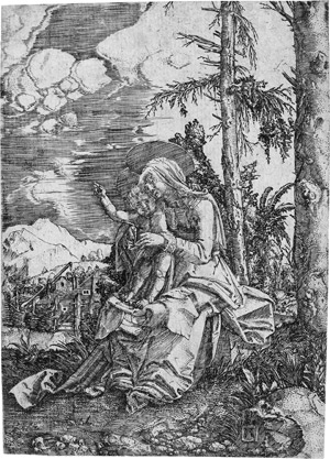 Lot 5419, Auction  110, Altdorfer, Albrecht, Die Jungfrau mit dem segnenden Kind in der Landschaft