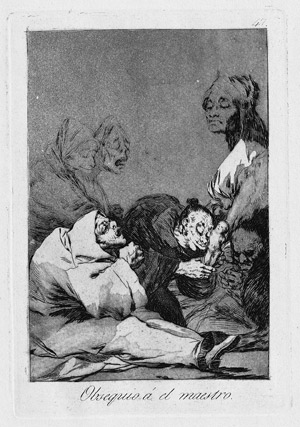 Lot 5514, Auction  110, Goya, Francisco de, Obsequio á el maestro