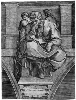 Lot 5551, Auction  110, Italienisch, um 1560. Der Prophet Jeremias