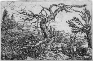 Lot 5652, Auction  110, Umbach, Jonas, Die Landschaft mit dem dürren Baum