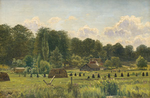 Lot 6164, Auction  110, Thorenfeld, Anton Erik Christian, Sommerliche Landschaft auf Jütland