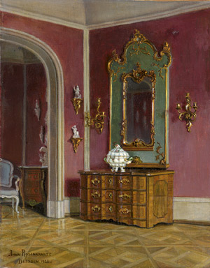 Lot 6221, Auction  110, Rosenkrantz, Anna, Elegantes Dresdner Rokokointerieur