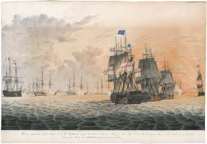 Lot 6564, Auction  110, Broili, G., "The Battle of the Nil":Der Sieg der britischen Flotte über die französische in der Seeschlacht von Abukir, am 1. August 1798