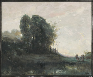 Lot 6659, Auction  110, Heilbuth, Ferdinand, Landschaft im Abendlicht