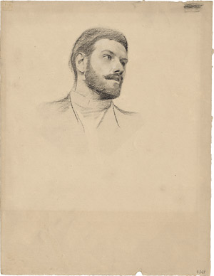 Lot 6695, Auction  110, Hirémy-Hirschl, Adolf, Selbstporträt, nach rechts blickend