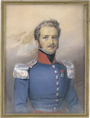 Lot 6811, Auction  110, Gomien, Paul-Louis, Bildnis eines französischen Offiziers mit dem Orden der Ehrenlegion