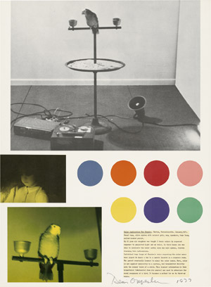 Lot 7319, Auction  110, Oppenheim, Dennis, Color application for Chandra