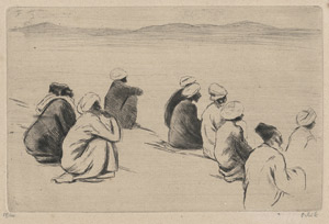 Lot 7327, Auction  110, Orlik, Emil, Zuschauer. Araber bei einem Kamelrennen