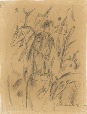 Lot 8008, Auction  110, Gleichmann, Otto, Mädchen mit Pferden