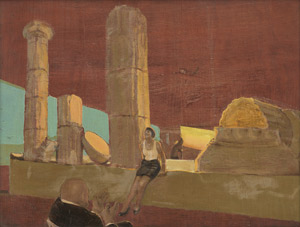 Lot 8141, Auction  110, Grützke, Johannes, Tempelruine (An den Ruinen von Agrigent)
