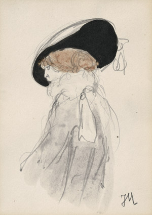 Lot 8232, Auction  110, Mammen, Jeanne, Dame mit schwarzem Hut