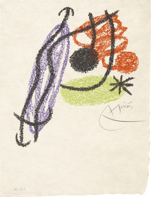 Lot 8239, Auction  110, Miró, Joan, Aus: Bouquet de Rêves pour Neila