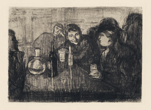 Lot 8246, Auction  110, Munch, Edvard, Kristiania Bohème I