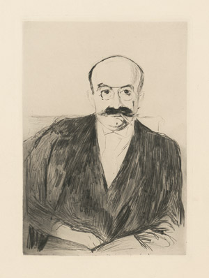Lot 8247, Auction  110, Munch, Edvard, Porträt Dr. Max Asch