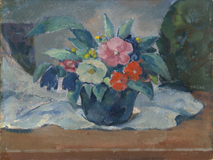 Lot 8258, Auction  110, Orlik, Emil, Sommerblumen in blauer Vase
