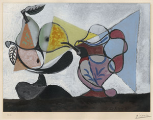 Lot 8278, Auction  110, Picasso, Pablo, nach. Nature Morte aus Poires et au Pichet