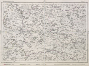 Lot 110, Auction  111, Reymann, Daniel, Topographische Special-Karte von Deutschland
