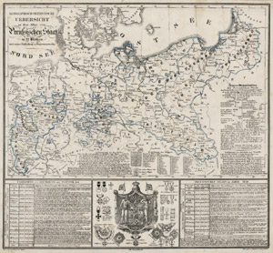 Lot 197, Auction  111, Atlas des Königreichs Preussen, 27 grenzkolorierte lithographische Karten
