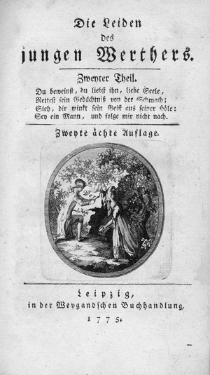 Lot 1347a, Auction  111, Goethe, Johann Wolfgang von, Die Leiden des jungen Werthers