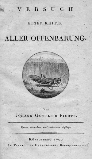 Lot 1470, Auction  111, Fichte, Johann Gottlieb, Versuch einer Kritik aller Offenbarung