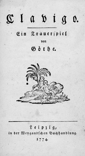 Lot 1671, Auction  111, Goethe, Johann Wolfgang von, Clavigo