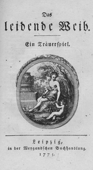 Lot 1823, Auction  111, Klinger, Friedrich Maximilian, Das leidende Weib